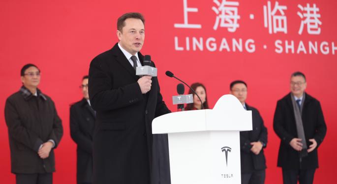 Tesla, il solo mercato cinese vale 0 per azione