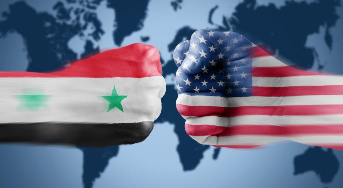 Before Syria Blowup, Short Interest In Defense Stocks Shrank GD, HII, UTX