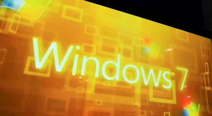 Microsoft's Windows 7 Acquires 70% of Business PC Market