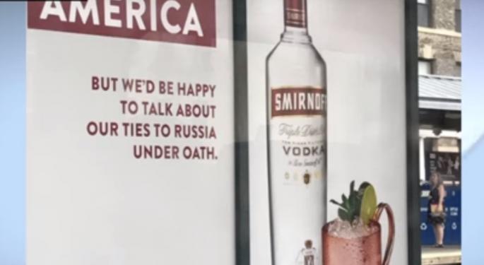 The Oath's On You: Smirnoff Vodka Trolls Trump With Russian Ties