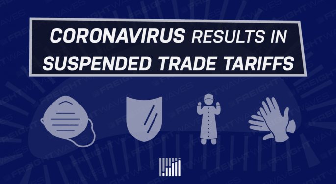 Coronavirus Results In Suspended Trade Tariffs