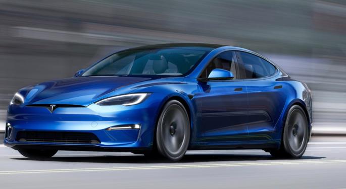 Jay Leno's Latest Car Is A Tesla Model S Plaid