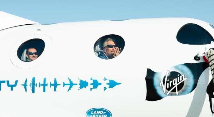 Why Virgin Galactic's Stock Is Trading Higher Today