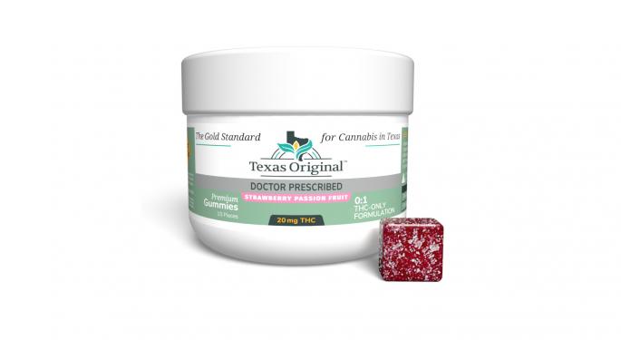 Texas Original's 20 mg THC-Only Gummies Now Available For Qualifying Patients