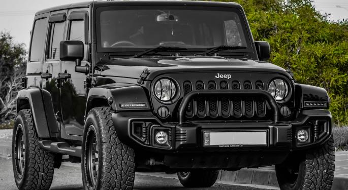 April Auto Sales Fall; Fiat Chrysler's Jeep Is 'Back In The Game'