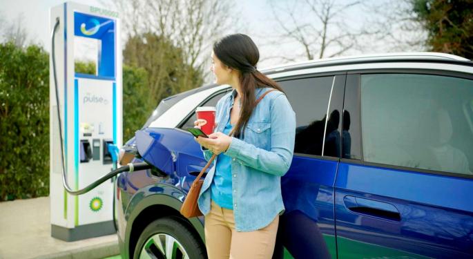 This Oil Giant Is Partnering With An Electric Vehicle Charging Company