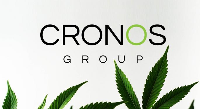 If You Invested $1,000 In Cronos Stock At Its Pandemic Low, Here's How Much You'd Have Now
