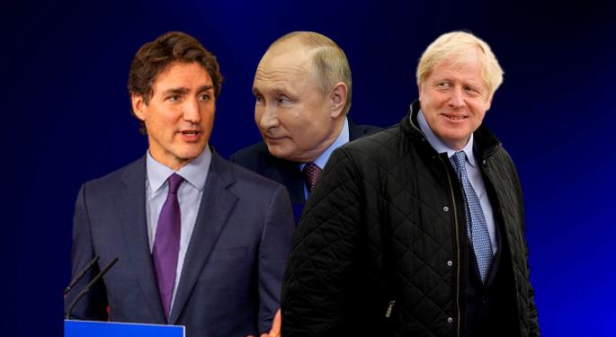 Show Them Our Pecs! Here's How Justin Trudeau and Boris Johnson Are Mocking Putin As G7 Summit Begins