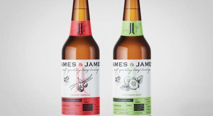 EXCLUSIVE: Healthy Beverage Company Acquires CBD Seltzer Brand 'James & James'
