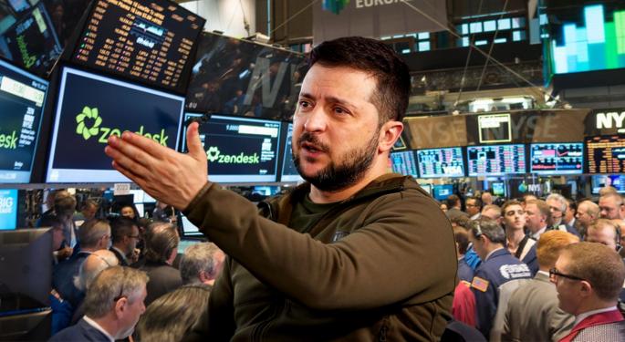 'Share The Victory With Us': President Zelensky Rings NYSE Bell Virtually, Welcomes Investment In Ukraine