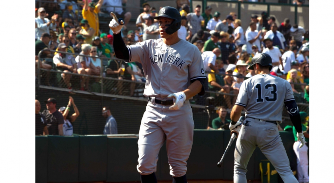 New York Yankees Aaron Judge Home Run Ball Worth Millions Before It's Hit