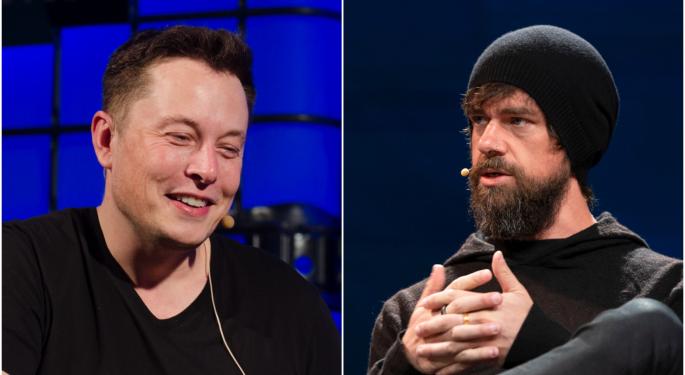 elon musk y jack dorsey