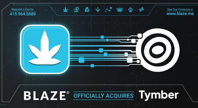 Blaze Bolsters E-Commerce Capabilities With Tymber, Plans Distribution Throughout North America