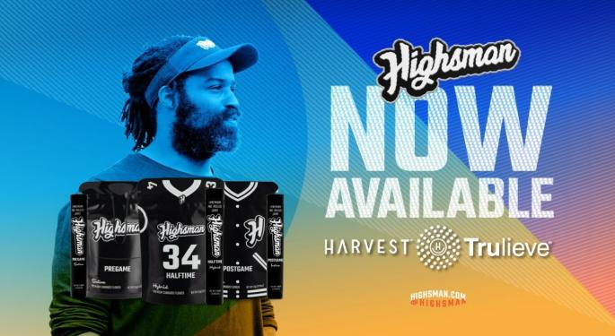 Ricky Williams' Highsman Cannabis Products Launch In Arizona Via Trulieve