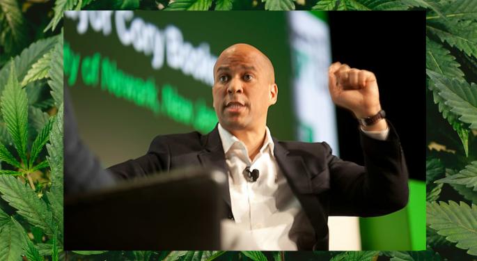 GOP House Majority Isn't Stopping Sen. Booker's Push For Cannabis Banking Reform As WH Stays Neutral