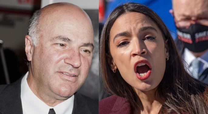Kevin O'Leary Says AOC Is 'Great At Killing Jobs'; Here's His List of 'Uninvestable' States