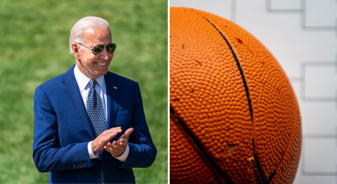 Joe Biden Releases March Madness Bracket Late: Here's Who He Picked And An Early Loss Already Hurts