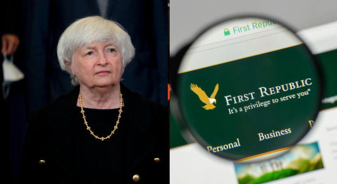 Janet Yellen's Comments Fail To Calm Investors As First Republic Stock Remains Volatile