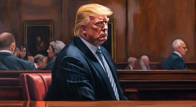 Donald Trump es arrestado y juzgado en la corte de Manhattan