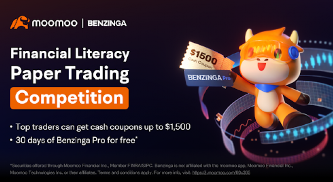 Moomoo x Benzinga: The Financial Literacy US Stocks Paper Trading Competition for Sharpening Your Trading Chops