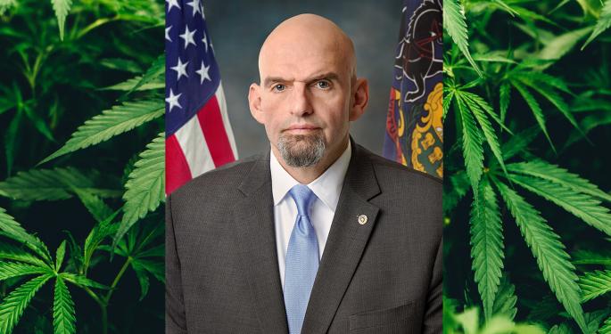 Fetterman Celebrates 4/20, Praises Pittsburgh Medical Marijuana Workers Looking Unionize
