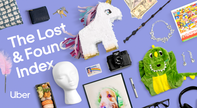 Uber's 2023 Lost And Found List: Rare Food Items, Slushy Machine, Light Saber And Of Course Weed