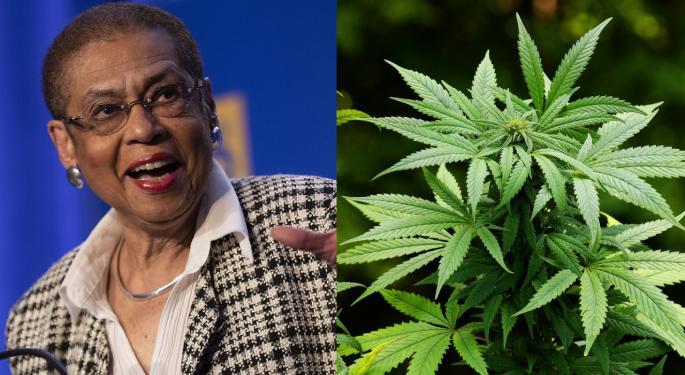 DC Congresswoman Norton Requests Marijuana Plants Be Displayed At US Botanic Garden