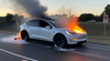 Un Tesla Model Y sale ardiendo y lo que ocurre después es de chiste