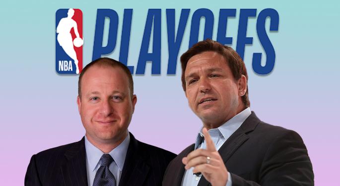 Gov Polis To Gov DeSantis: Move Disney World To Colorado If Nuggets Beat The Heat In NBA Finals!