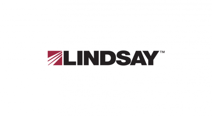 Why Lindsay Shares Are Sliding Today