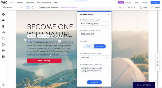 Wix.com lanza funciones impulsadas por IA para la creación de sitios web