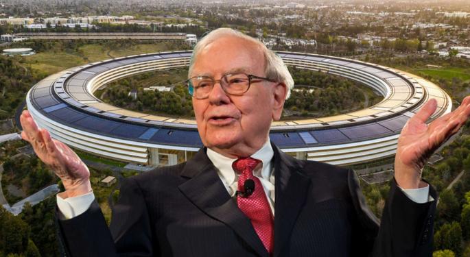 If You Invested $1,000 In Apple Stock When Warren Buffett Bought Shares, Here's How Much You'd Have Now