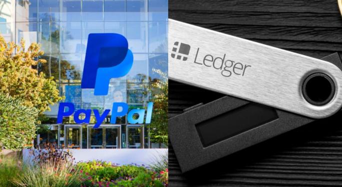Ledger se asocia con PayPal para facilitar la compra de criptomonedas