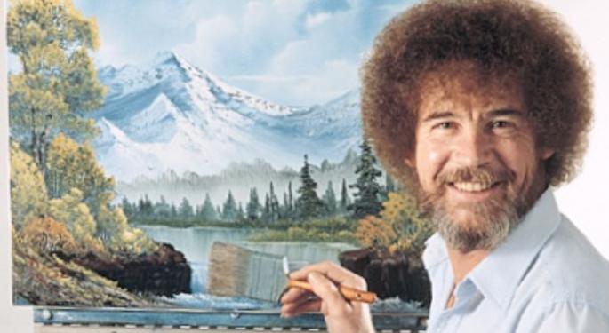 Bob Ross' First Artwork From 'The Joy Of Painting' On Sale For $9.8 Million