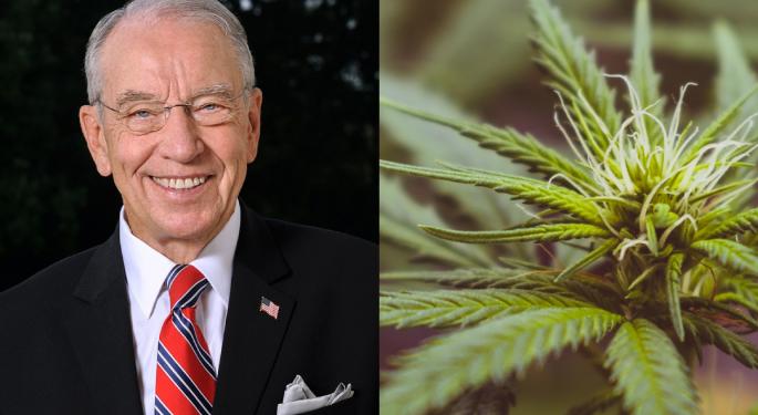 GOP Not Giving Up, Senator Grassley Goes After Bipartisan Marijuana Banking Reform