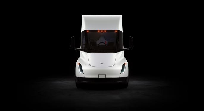 Jay Leno Tows Tesla Semi With Tesla Semi, Says It Feels Like Nothing: 'It Moves Just Like A Car'
