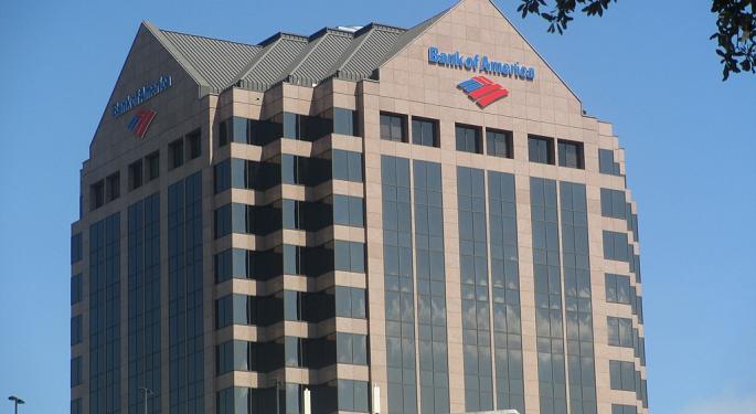 Tassi d’interesse in aumento e Bank of America incassa