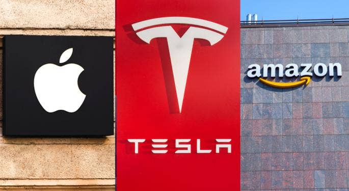 Tesla, Amazon y Apple: datos de 3 acciones que podrían alegrarte el lunes