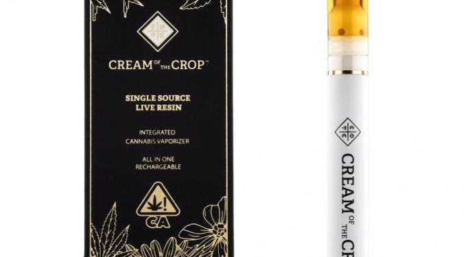 Cream of the Crop Unveils Revolutionary All-Ceramic, All-in-One Disposable Live Resin Vape Pen in Partnership with AVD