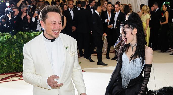 Grimes Reportedly Tracked Elon Musk's Jet To Serve Him Custody Papers