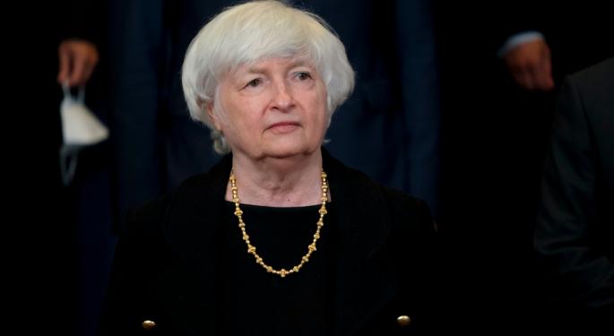 Janet Yellen Warns Of Escalation In Israel-Hamas Conflict: Oil, Gold, VIX Spike As Markets Turn Risk-Off