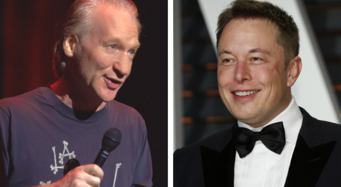 Bill Maher To Put Elon Musk In The Hot Seat Over SpaceX Mars Mission