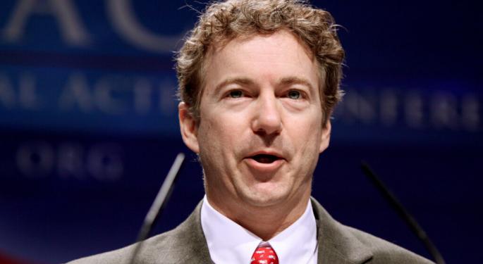 Mike Johnson-Proposed Government Shutdown Avoidance in Jeopardy As Rand Paul Weighs Options: 'I Haven't Decided'
