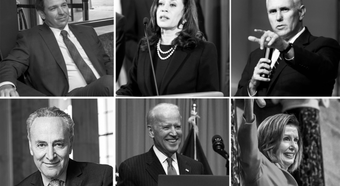 Biden, DeSantis, Pence, McCarthy, Harris, Pelosi, Schumer And Others React To Trump's Indictment