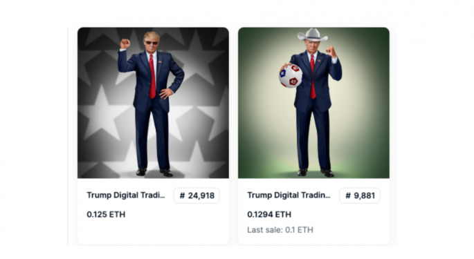 If You Invested $1,000 In Trump NFTs, Here's How Much You Made In A Year And Did You Beat The S&P 500?