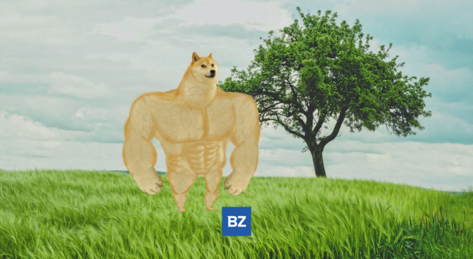 Dogecoin Rises More Than 5% In 24 hours