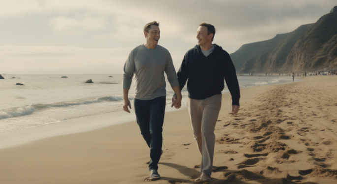 Dogecoin Artist Shares Happy Photos Of Elon Musk-Mark Zuckerberg Enjoying At The Beach: 'Don't Believe Everything…'