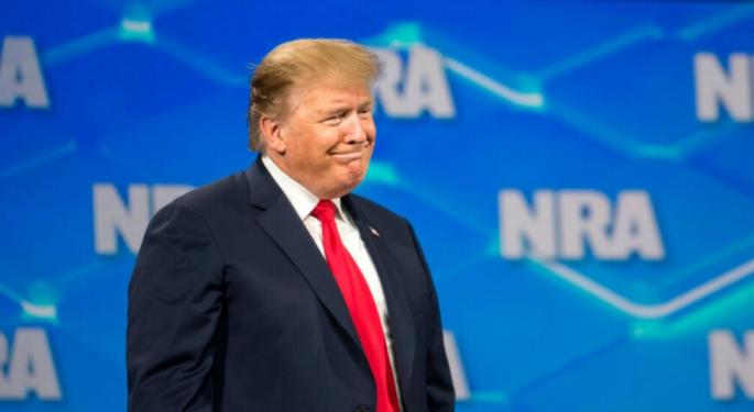 Gun Stocks Rally In Days Ahead Of Trump, Pence, And DeSantis Appearances At NRA's Largest Annual Convention