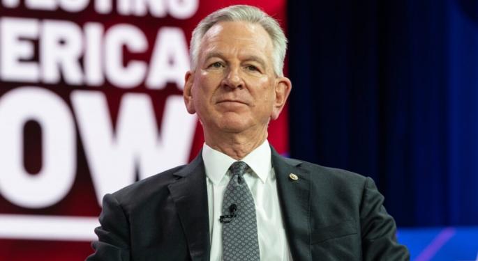 Tommy Tuberville Trades Raise Eyebrows Again: Senator Sells Put Options, Buys Small Biotech Linked To Ukraine-Russia War