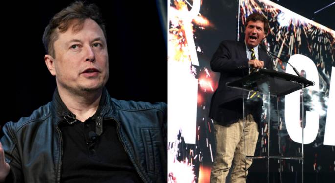 Elon Musk Reacts To Tucker Carlson Saying There's 'Ton Of Evidence' That Aliens Live Among Us: 'With 6000 Satellites Orbiting Earth, I Think I Would Know'